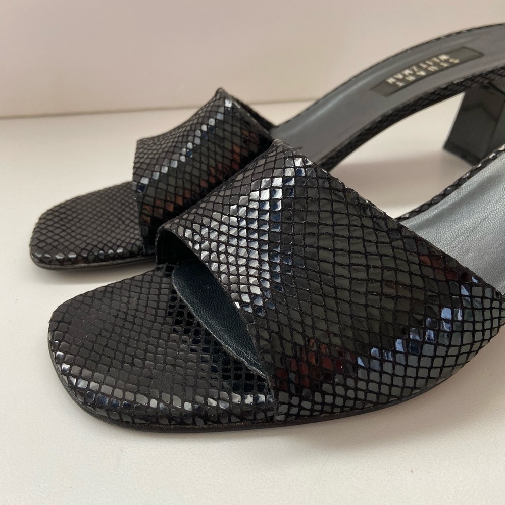 Stuart Weitzman Rectangular Block Heel Sandals - image 3